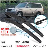 【CW】 Car Front Window Windscreen Windshield Blades J hook Accessories Terracan 22 quot; 20 quot; 2001-2007