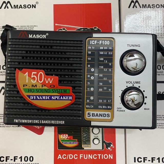 ☂♟ Đài radio Mason F100 