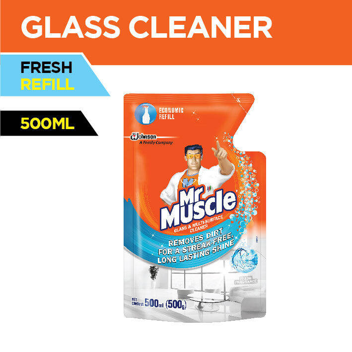 Mr Muscle Glass And Multi Surface Cleaner 500ml Refill Fresh Fragrance Lazada Ph