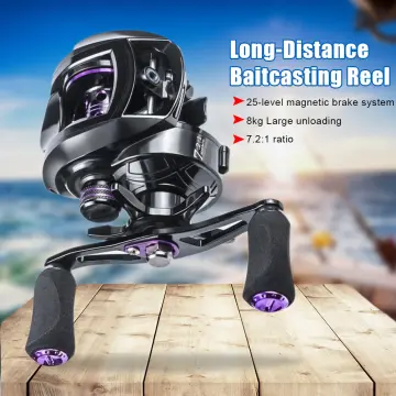 1-3 days to arrive] Metal Spool Baitcasting Reel 8kg Max Drag 6.3