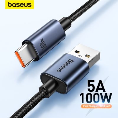 【jw】∏  Baseus 66W/100W USB Type C Cable P50 P40 Super 6A Fast Charging Charger Data Wire Cord