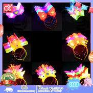 Đèn LED lên headbands, trẻ em 3D phim hoạt hình phát sáng hairband