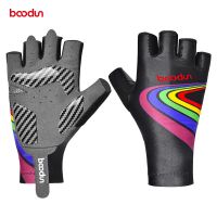 [COD] BOODUN Boduns new bicycle childrens riding half-finger silicone palm pad sports outdoor