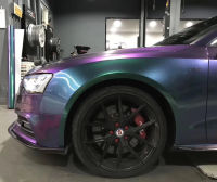 Premium Gloss Chameleon Pearl Glitter Metallic Green purple Vinyl Car Wrap Foil With Air Release Diamond Car Sticker Decal