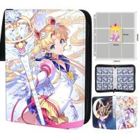 【LZ】bianyotang672 Sailor Moon Card Album 400pcs/900pcs Anime Game Card Collections Portable Storage Card Book Case 4/9 Pocket Zipper Binder Folder