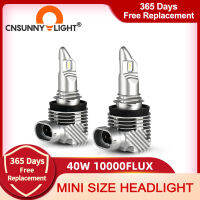 CNSUNNYLIGHT Newest 1:1 Size H11 H4 H7 Mini LED Car Headlight Bulbs Wireless 9005 9006 HB3 HB4 H8 6000K White Auto Fog Lights