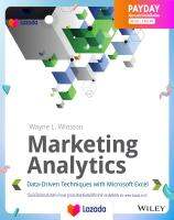 New! หนังสืออังกฤษ (พร้อมส่ง) Marketing Analytics: Data-Driven Techniques With Microsoft Excel