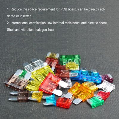 100 Pieces Car Fuse Wire Handy Installation Insurance Lines Mini Size Blade Fuze Cable Vehicle Parts Circuit Wires Fuses Accessories