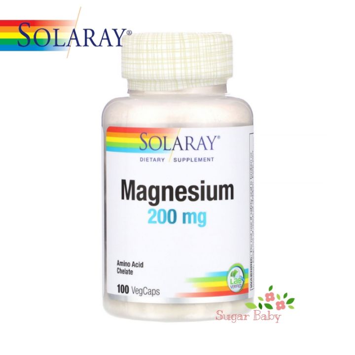 solaray-magnesium-200-mg-100-vegcaps-แมกนีเซียม-200-มิลลิกรัม-100-เวจจี้แคปซูล