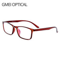 Gmei O Ptical เบาพลาสติก TR90สี่เหลี่ยมผู้ชายแว่นตากรอบแว่นตาตามใบสั่งแพทย์สายตาสั้นกรอบแสงแว่นตา Y1052