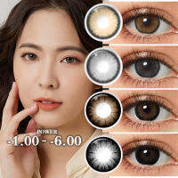 ส่งไวจากไทย (0.00 ถึง-6.00) Magister คอนแทคเลนส์เทา/สีน้ําตาล14.5MM บิ๊กอาย ใช้ครึ่งปี 2 ชิ้น/คู่