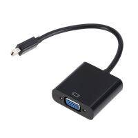 HD 1080P Mini DP ke VGA adaptor kabel Mini Thunderbolt Mini DisplayPort tampilan untuk MacBook Air Pro Monitor Laptop komputer