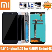 แสดงสำหรับ Xiaomi Redmi 4X 5.0สัมผัสหน้าจอ Lcd จอสำรองสำหรับจอแสดงผล Redmi 4 X ทดสอบหน้าจอโทรศัพท์ Lcd การประกอบ