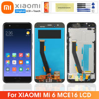 Original LCD For Xiaomi Mi 6 LCD Display Touch Screen Digitizer with Frame Fingerprint Sensor For Xiaomi mi6 LCD Screen