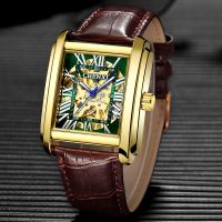 ZZOOI CHENXI Luxury Gold Automatic Watch Men Business Waterproof Skeleton Tourbillon Mechanical Wristwatch Top Brand Relogio Masculino