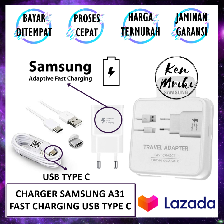 harga charger samsung fast charging original