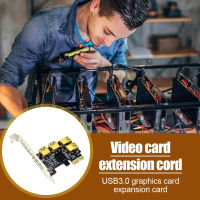 Pcie Riser Adapter Board 4พอร์ต16x สล็อต Riser Card Pci-e 1x Externali-E Multiplier Riser Card Pcie 1 Toi-Express