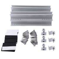 Solar Bracket Aluminium Alloy 30cm MiNi Rail Solar Bracket 6 Rails + 4 Side Press + 2 Medium Press