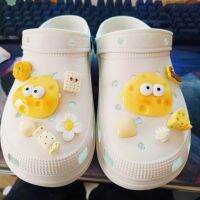 Detachable Croc Charms Floral Cheese Cookies Lollipop Accessories cross Accessories diy Decoration 2023 New model Wholesale