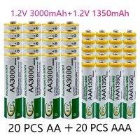 1.2V Aa 3000Mah Nimh Rechargeable Battery Aaa1350MA Suitable For MP3 Mobile Rc LED Flashlight Toys (hot sell) Makita Power