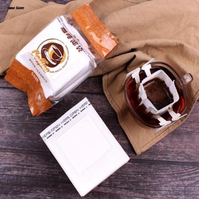 50Pcs/Pack Disposable Coffee Fliter Bags Portable Hanging Ear Style Coffee Filters Eco-Friendly Paper Bag For Espresso Coffee