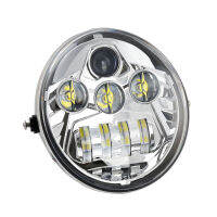 ไฟหน้า LED รถจักรยานยนต์ไฟหน้าอลูมิเนียมสำหรับ V Rod VROD VRSCA VRSC V-Rod Muscle, Screamin Eagle CVO V-Rod Lights