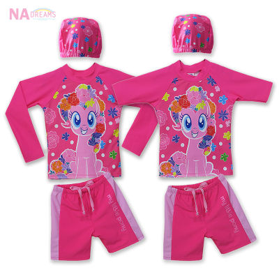 My Little Pony ชุดว่ายน้ำเด็กหญิง จาก NADreams ลายการ์ตูนโพนี่ Girl Swimwear รุ่นเด็กโต