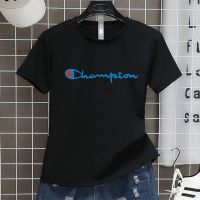 Champion2019 ผู้หญิงแฟชั่นใหม่เสื้อยืดแขนสั้นผู้หญิงเกาหลีเสื้อผ้า