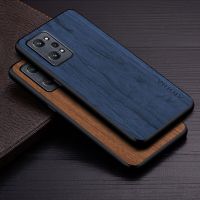 [ขายดี] เคสสำหรับ Realme GT Neo 2 Funda การออกแบบที่ไม่เหมือนใครเคสลาย Pu หนังไม้น้ำหนักเบาสำหรับ Oppo Realme Gt เคส Neo2