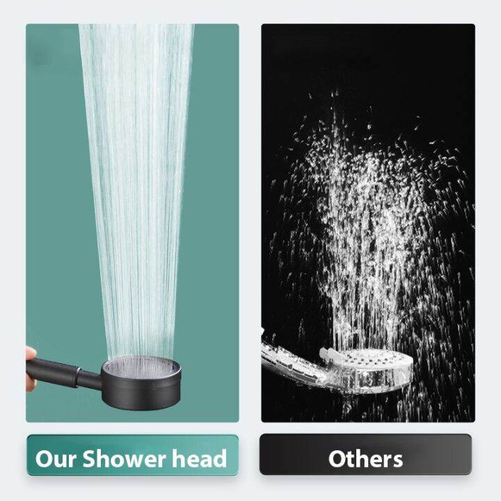 black-shower-head-stainless-steel-fall-resistant-handheld-wall-mounted-high-pressure-for-bathroom-water-saving-rainfall-shower-by-hs2023