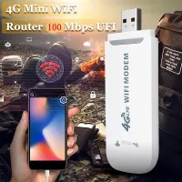 4G LTE โมเด็ม USB Wifi 3G 4G Dongle Usb เราเตอร์ Wi-fi ในรถ4G LTE เครือข่ายดองเกิลอะแดปเตอร์ช่องเสียบพร้อมกับซิมการ์ด