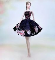 Case for barbie clothes original Princess Ball Gown Elegant Layer Skirt Party Clothes Veil Long Wedding Dress for Barbie Doll