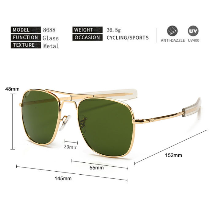 ao-aviation-sunglasses-men-with-original-box-case-cleaning-cloth-vintage-retro-sun-glasses-american-optical-gafas-de-sol-hombre