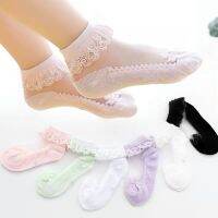 3pairsLot Princess Cotton Socks Lace Socks Soft Ruffled Summer Breathable 1-12Years