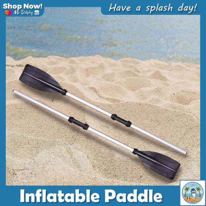 Aluminum alloy paddle inflatable boat doubleended thick hand crank