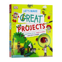 DK to do projects together English original lets make great projects scientific experiments hardcover space natural history animals English childrens Science Encyclopedia English book