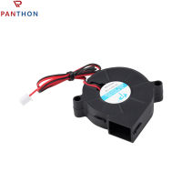 PANTHON พัดลมเทอร์โบเป่าลม DC5015 DC ขนาดเส้นผ่าศูนย์กลาง5ซม. 24V เงียบพัดลมหอยโข่งบรรจุน้ำมัน