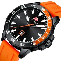 MINI FOCUS Luxury Brand Mens Watches Waterproof Quartz Fashion Sports Wristwatch Relogio Masculino Reloj Hombre Silicone Strap