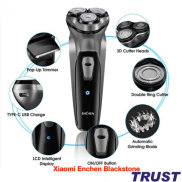 Máy cạo râu Xiaomi ENCHEN Blackstone Shaver đầu dao cạo nổi 3D cạo sạch