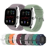 Untuk Xiaomi Amazfit GTS 2 4 Tali Jam Tangan Pintar Mini untuk Huami Amazfit GTS3 2 2e Bip S U GTR 3 Pro Tali Gelang Silikon Lembut