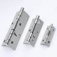 Stainless Steel Cross Hinges Automatic Rebound with Spring Cabinet Window Door Folding Hinges Furniture Supplies Accessories Door Hardware Locks