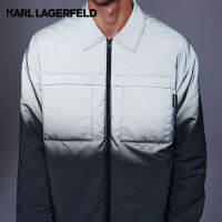 KARL LAGERFELD - LIGHTWEIGHT REFLECTIVE DÉGRADÉ JACKET 226M1585 เสื้อแจ็คเก็ต