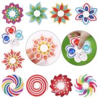 Double Sided Drill Diy Diamond Painting Finger Spinner Fingertip Gyro Rhinestone Colorful Hand Spinning Top Relief Stress Toy