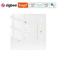 T-Uya Zigbee เทอร์โมต้มน้ำการสร้างความร้อนบนพื้นห้องด้วยไฟฟ้า/น้ำเดือด/แก๊สควบคุมอุณหภูมิอัจฉริยะดิจิตอลสำหรับ Alexa Googl