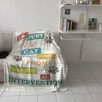 Modern Sofa Blankets Pet Dog Paw Color Wood Grain Travel On The Plane Portable Flannel Warm Blanket Bedroom Bed Coverlet