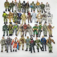 ◐ Air Force Route Army Navy soldier mode plastic action figure doll toy character Flexible figurines children kids collection toys