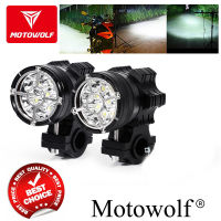 สปอร์ต​ไลท์ LED Motowolf​ 5001 แท้100% 45W​ 1คู่ ไฟLED 6 ดวง และ 9 ดวง  2ชุด มี 12ดวงและ 18ดวง ไม่รวมรีเลย์และสวิทช์