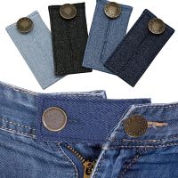 1pCS Extenders Elastic Extended Buttons Adjustable Multi Use Pants DIY Denim Fastener Jeans Waist Clothes Buckle Extension Snap Belts