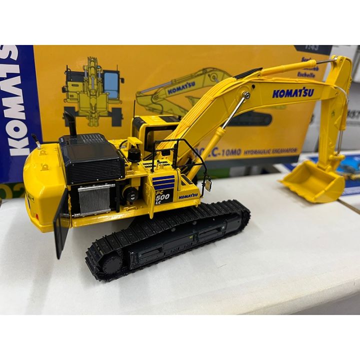 komatsu-โมเดลของเล่นรถ10m-pc500lc-0-โมเดลรถของเล่นโลหะอัลลอยรถขุดฮิตาชิรถยนต์ไดคาส1-50ใหม่1-43-2021