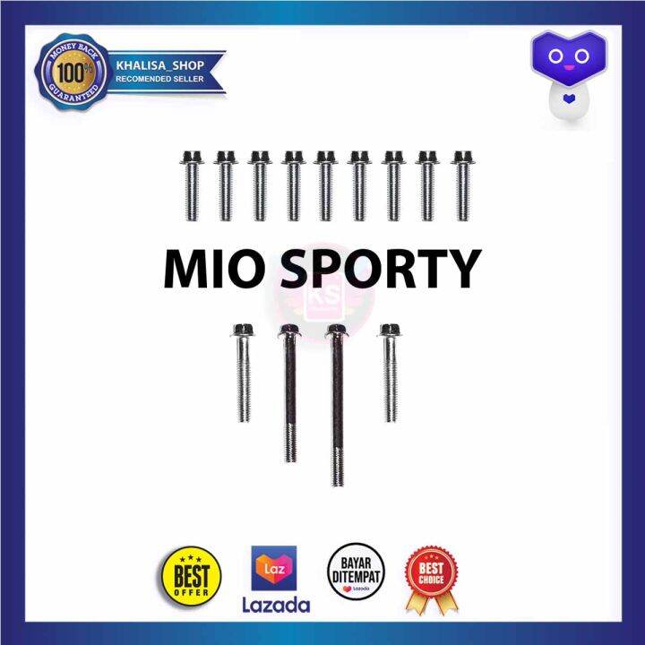 Set Baut Baud Block Blok Mesin Cvt Yamaha Mio Sporty Mio Lama Kunci